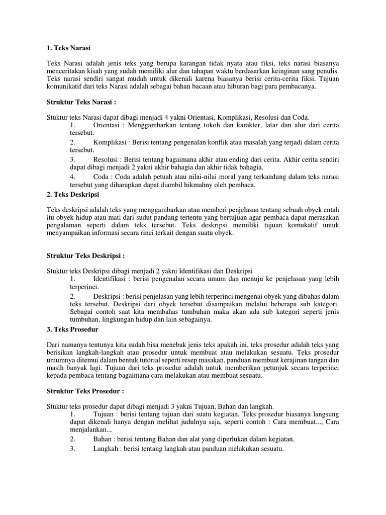 Contoh Teks Negosiasi Dalam Bentuk Narasi Terkait Teks