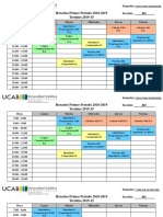 Horarios UCAB