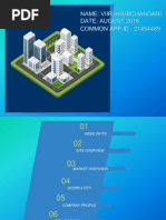 Project report on the feasibility of a township project