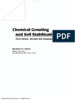 Chemical Grouting and Soil Stabilization