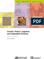 Cereals, Pulses, Legumes and Vegetable Proteins