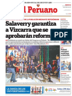 Salaverry Garantiza A Vizcarra Que Se Aprobarán Reformas: La Danza de Los Universitarios