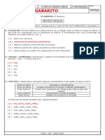 Gabarito PRF Química 1º Ano