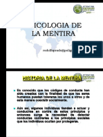 Psicologia de La Mentira