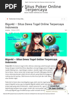 Bigo4d - Situs Dewa Togel Online Terpercaya Indonesia