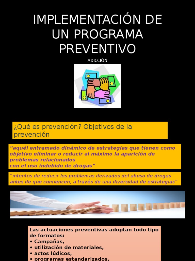 Implementación de Un Programa Preventivo | PDF | Consumo (economía ...