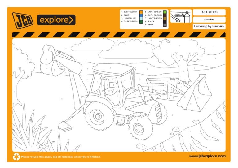 Paint by Numbers PDF | PDF | Blue