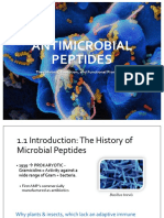Antimicrobial Peptides: Their History, Evolution, and Functional Promiscuity