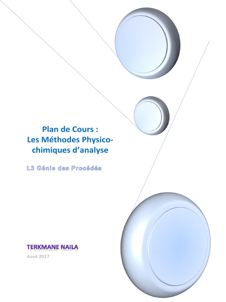 Méthodes Physico-chimiques d'Analyse | PDF | Chromatographie | Chimie