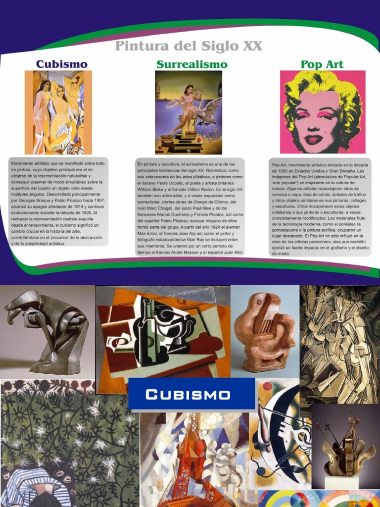 Cubismo y Surrealismo | PDF | Cubismo | Arte abstracto