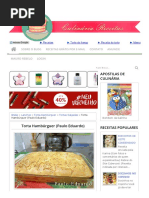 Torta Hambúrguer (Paulo Eduardo) - Culinária-Receitas - Mauro Rebelo