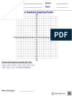 Graphing Four Ordered Puzzle PDF