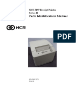 NCR 7197 Receipt Printer Series II Parts Identification Manual