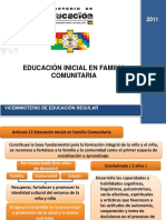 Educación Inicial en Familia Comunitaria