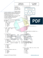 Suplemen UTS Gasal 1 B. Inggris Kelas IV: I. Read The Text Then Answer Question !