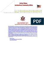 Ley Patriotica de Los Estados Unidos - USA Patriot Act PDF