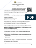 Q.3 Tarea de Desempeño - Hoja de Trabajo Sobre Estequiometria PDF