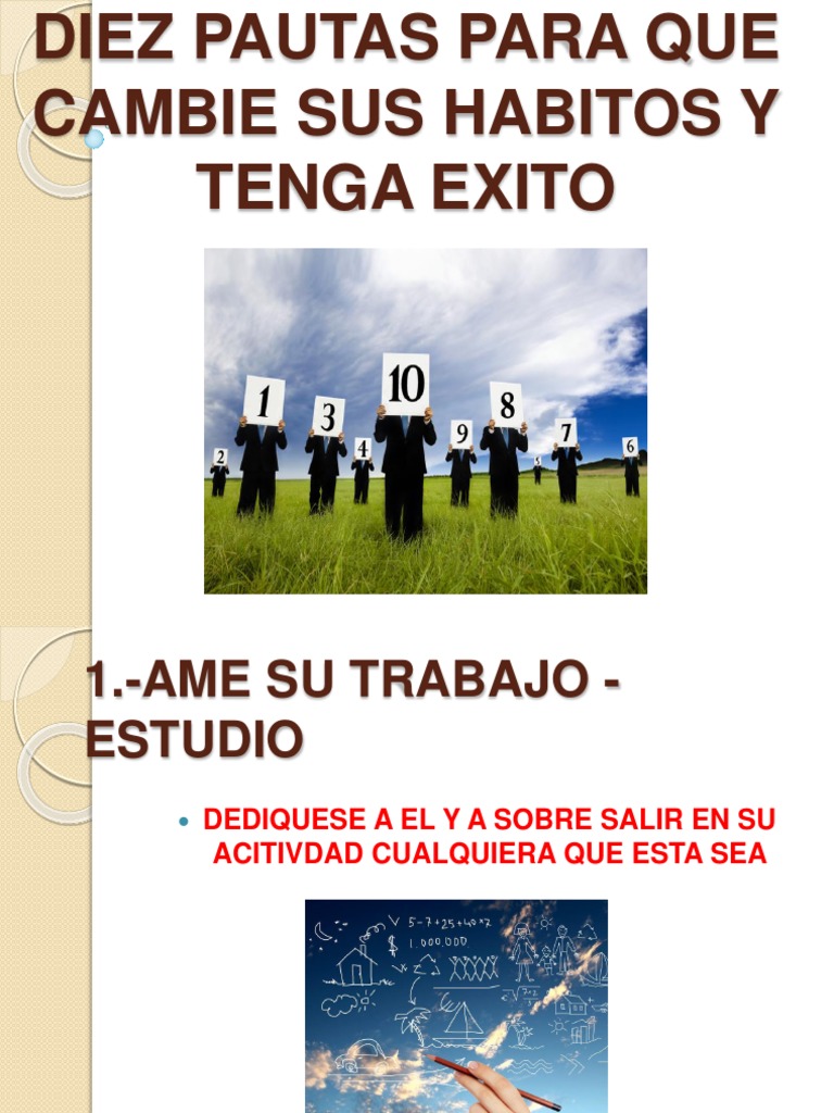 Diez Pautas para el Éxito Personal | PDF