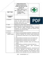 SOP Pemeliharaan Dan Pemantauan Inst Listrik, Air, Ventilasi, Dan Sistem Lain 1.0