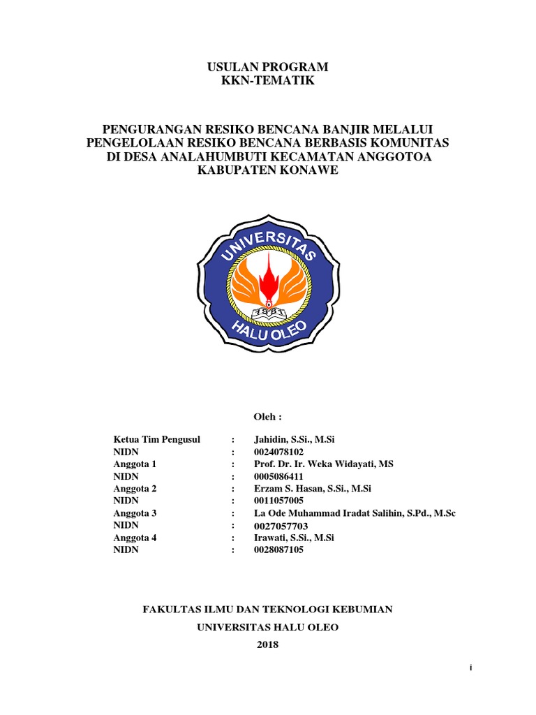 Jahidin Uho Kkn Tematik Docx