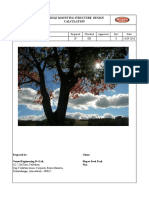 Module Mounting Structure Design Calculation