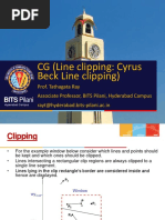 CG (Line Clipping: Cyrus Beck Line Clipping) : BITS Pilani