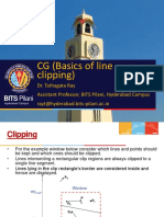 CG (Basics of Line Clipping) : BITS Pilani