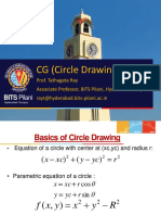 CG (Circle Drawing) : BITS Pilani
