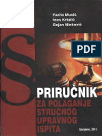 Priručnik Za Polaganje Stručnog Upravnog Ispita U Institucijama BiH PDF