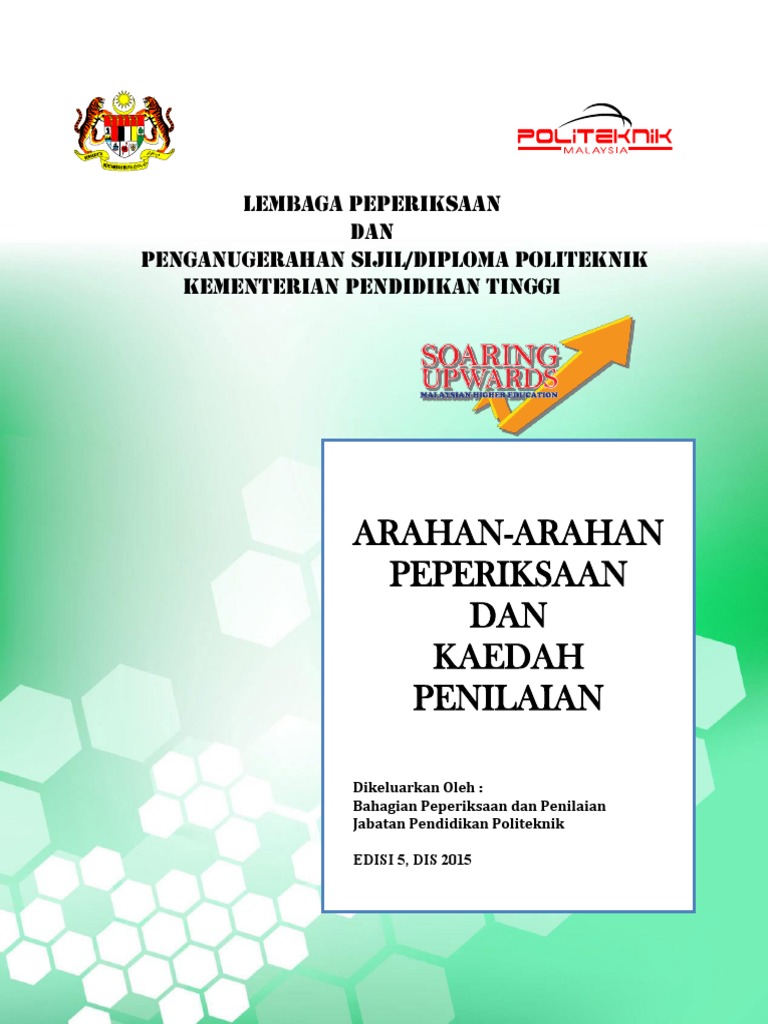 Bpn Edisi 5 Arahan Arahan Peperiksaan Dan Kaedah Penilaian Diploma Pdf