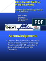 Stone Matrix Asphalt (SMA) For Airfield Pavements: 2010 FAA Worldwide Airport Technology Transfer Conference