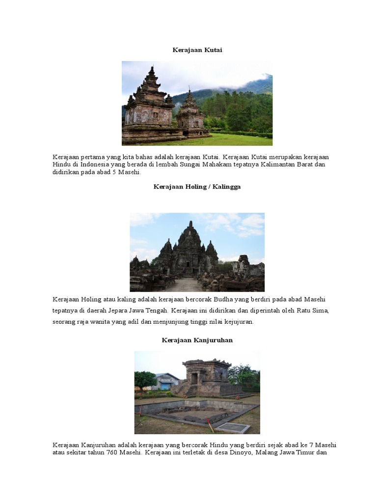 Kliping Kerajaan Di Indonesia
