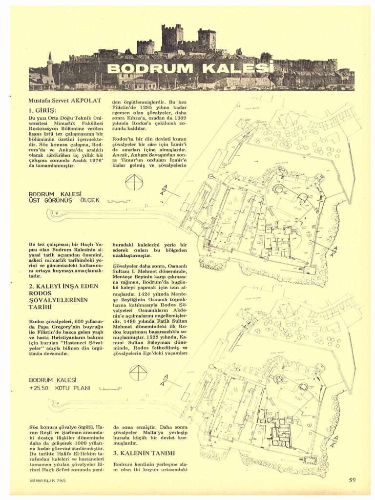 bodrum kalesi m akpolat pdf