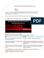 30 Most Important PLSQL
