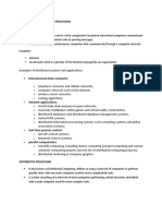 Telecommunication Networks:: Network and Distributed Processing What Is Distributed System?