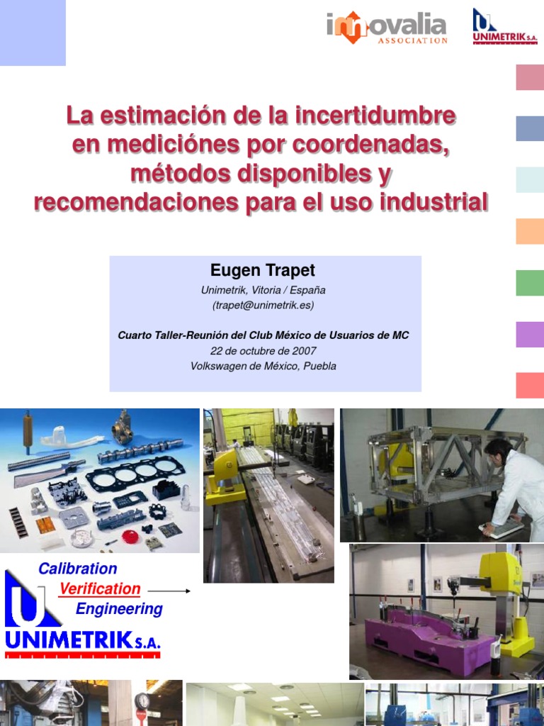 Incertidumbre en Mediciones por Coordenadas | PDF | Calibración | Medición