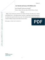 Ground State Wave Function and Energy of The Lithium Atom