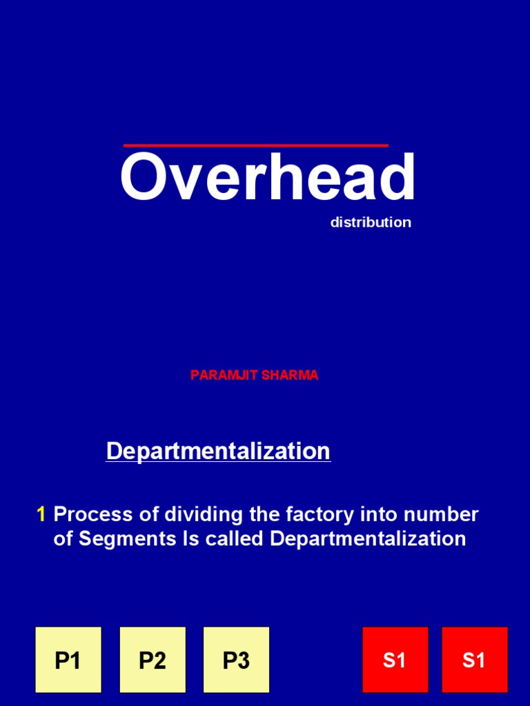 Overhead Distribution Expense Depreciation