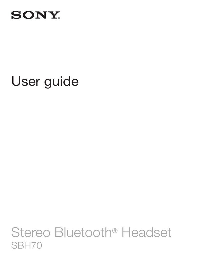 User Guide: Stereo Bluetooth Headset | PDF | Bluetooth | Android ...