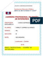 Carrera Profesional de Diseño de Inteioresss