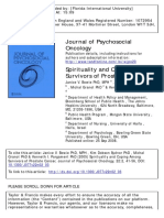 Journal of Psychosocial Oncology: To Cite This Article: Janice V. Bowie PHD, MPH, Kim Dobson Sydnor PHD, Michal