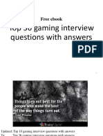 Top 36 Gaming Interview Questions With Answers: Free Ebook