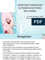 Adaptasi Fisiologis & Psikologis Ibu Hamil