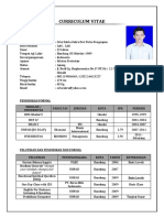 Contoh CV Dan Lamaran Kerja