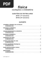 Física - Oscilações e Ondulatória - Vestibulares 2018