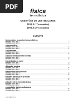 Física - Termofísica - Vestibulares 2018