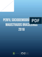 Perfil Sociodemográfico CNJ 2018