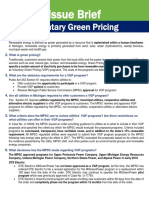 Details About Green Pricing Programs