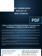 Name: Prabha Bandi Roll No: 05 Mms (Finance)