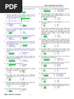 PET - 2 TRIGONOMETRY and GEOMETRY Ans